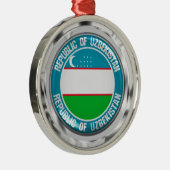 Usbekistan Runde Emblem Ornament Aus Metall (Rechts)