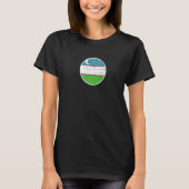 Usbekistan - Stolze usbekische Flagge 1 T-Shirt (Vorderseite)