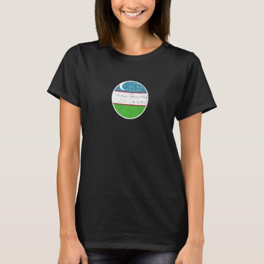 Usbekistan - Stolze usbekische Flagge 1 T-Shirt (Vorderseite)
