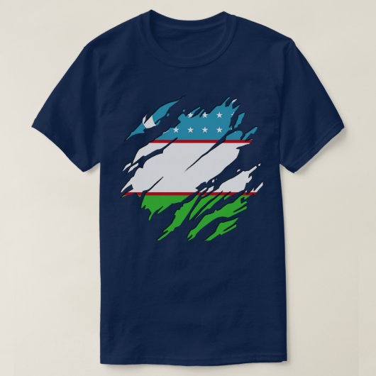 Usbekistan T-Shirt (Design vorne)