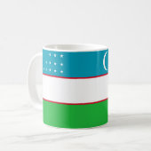 "Usbekistan Tasse der Flagge - Proud National Iden (Vorderseite Links)
