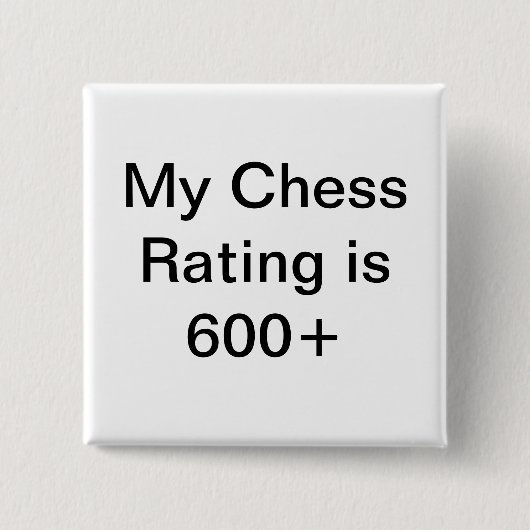 USCF Schach-Bewertungsknopf 600+ Button (Vorderseite)