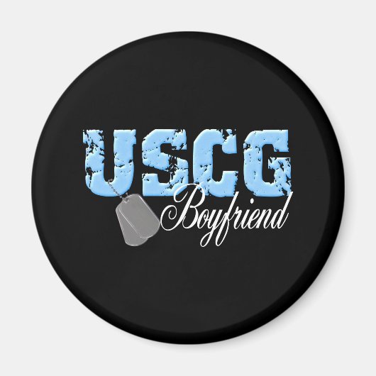 uscg99boyfriend2blk magnet (Vorne)
