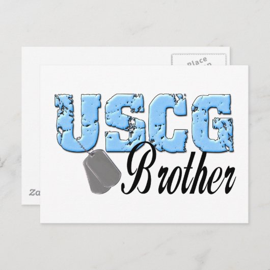 uscg99Bruder3 Postkarte (Vorne/Hinten)