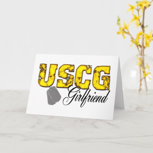 uscg99Freundin Karte (Gelbe Blume)