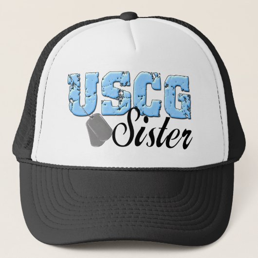 uscg99Schwester3 Truckerkappe (Vorderseite)