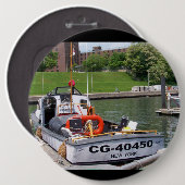 USCG 40-Fuß-Hilfsboot Groß # 40450 Button (Vorne & Hinten)