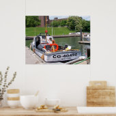 USCG 40-Fuß-Hilfsboot Groß # 40450 Poster (Küche)