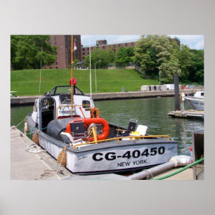USCG 40-Fuß-Hilfsboot Groß # 40450 Poster