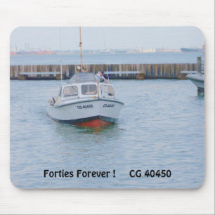 USCG 40-Fuß-Hilfsboot Groß # 40450 Vorderansicht Mousepad