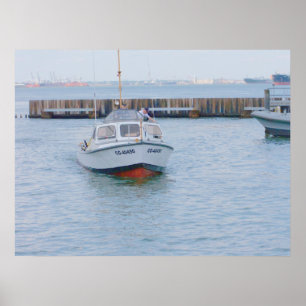 USCG 40-Fuß-Versorgungsboot große # 40450 Frontans Poster