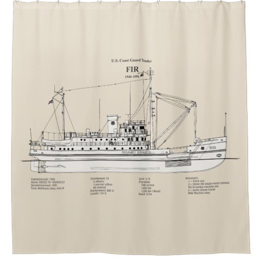 USCG-Ausschreibung Fr. wlm-212 - SBD Duschvorhang (Vorderseite)