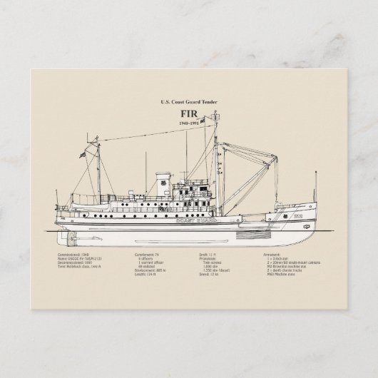 USCG-Ausschreibung Fr. wlm-212 - SBD Postkarte (Vorderseite)