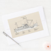 USCG-Ausschreibung Fr. wlm-212 - SBD Rechteckiger Aufkleber (Umschlag)