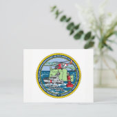 USCG Bahnhof Columbia River Postkarte (Stehend Vorderseite)