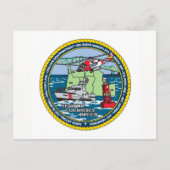 USCG Bahnhof Columbia River Postkarte (Vorderseite)
