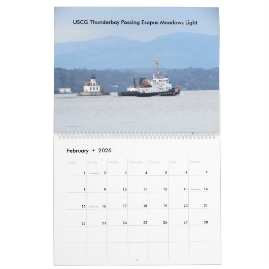 USCG "bellt" auf dem Hudson 2018 Kalender (Feb 2026)