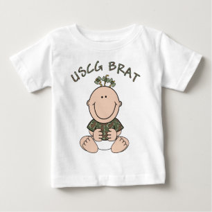 USCG Brat (Mädchen) Baby T-shirt
