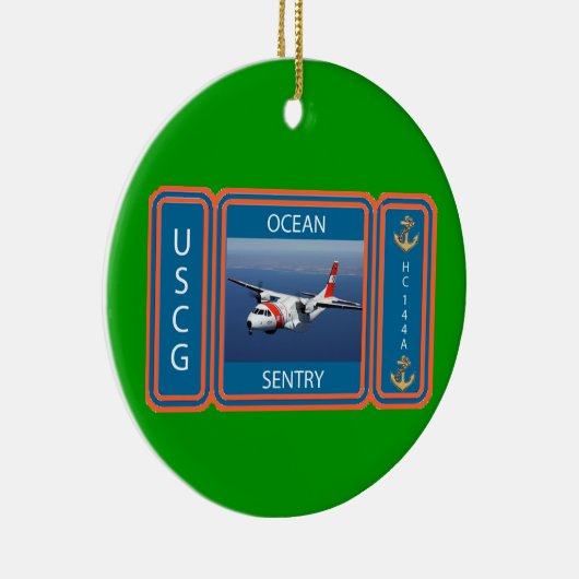 USCG C-144 Ocean Sentry Keramik Ornament (Rechts)