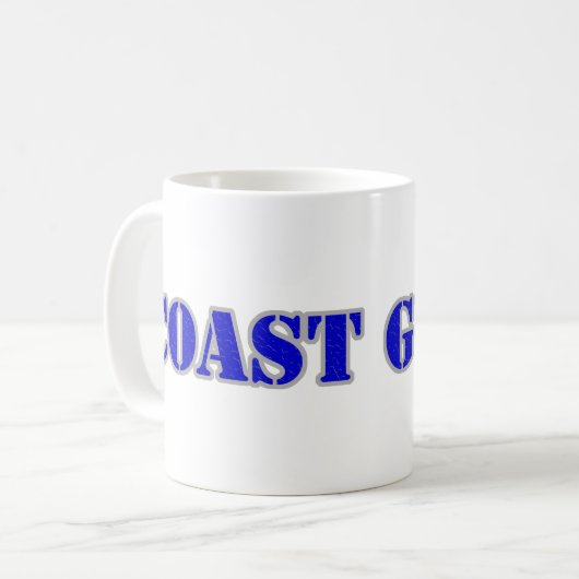 USCG Classic White Tasse (Vorderseite Links)