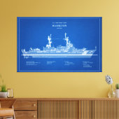 USCG Cutter Hamilton Whec-715 - ABD Leinwanddruck (Insitu (Wohnzimmer))