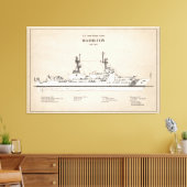 USCG Cutter Hamilton Whec-715 - SBD Leinwanddruck (Insitu (Wohnzimmer))