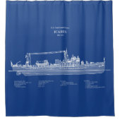 USCG Cutter Icarus wpc-110 - ABD Duschvorhang (Vorderseite)