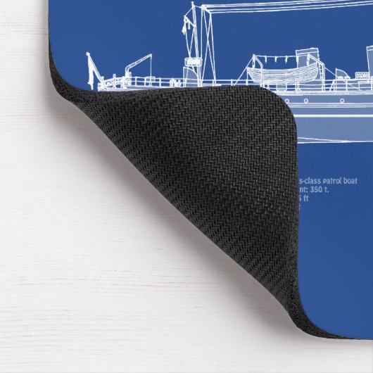 USCG Cutter Icarus wpc-110 - ABD Mousepad (Ecke)