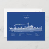 USCG Cutter Icarus wpc-110 - ABD Postkarte (Vorne/Hinten)