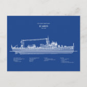 USCG Cutter Icarus wpc-110 - ABD Postkarte (Vorderseite)