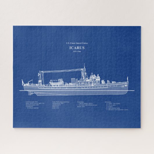 USCG Cutter Icarus wpc-110 - ABD Puzzle (Horizontal)