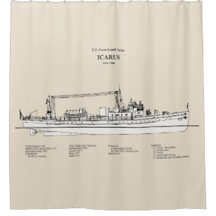 USCG Cutter Icarus wpc-110 - SBD Duschvorhang