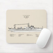 USCG Cutter Icarus wpc-110 - SBD Mousepad (Mit Mouse)