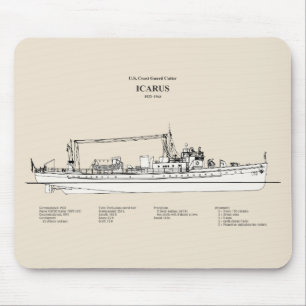 USCG Cutter Icarus wpc-110 - SBD Mousepad