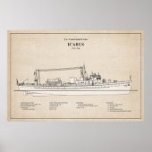 USCG Cutter Icarus wpc-110 - SBD Poster (Vorne)