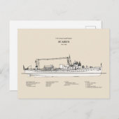 USCG Cutter Icarus wpc-110 - SBD Postkarte (Vorne/Hinten)