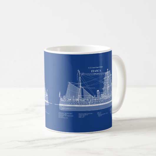 USCG Cutter Itasca - ABD Kaffeetasse (VorderseiteRechts)