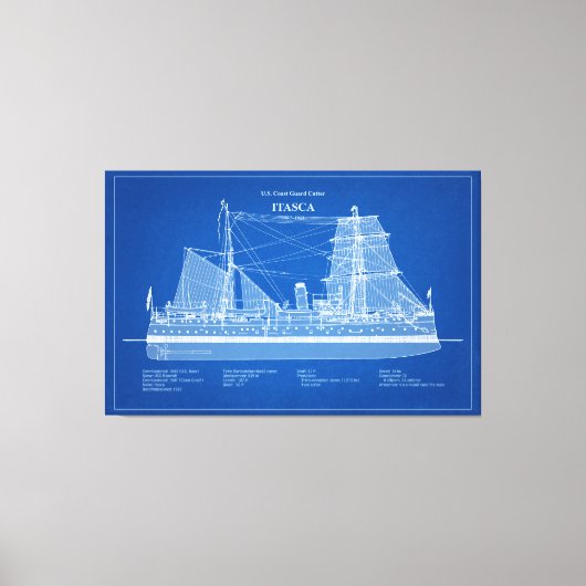 USCG Cutter Itasca - ABD Leinwanddruck (Vorderseite)