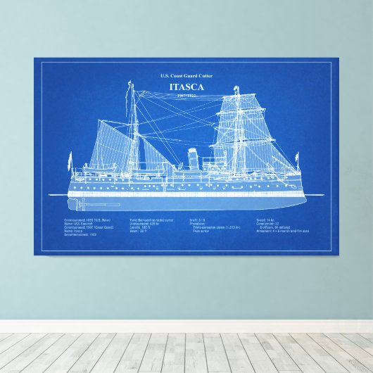 USCG Cutter Itasca - ABD Leinwanddruck (Insitu (Holzboden))