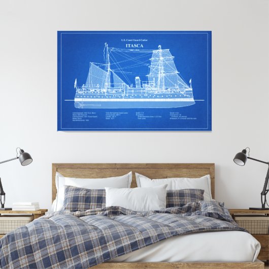 USCG Cutter Itasca - ABD Leinwanddruck (Insitu (Schlafzimmer))