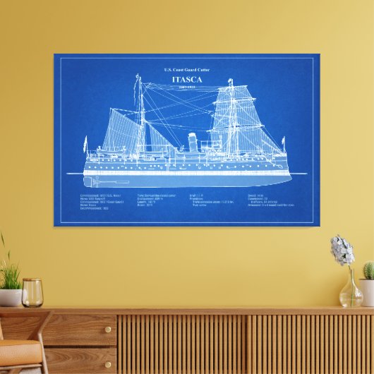 USCG Cutter Itasca - ABD Leinwanddruck (Insitu (Wohnzimmer))