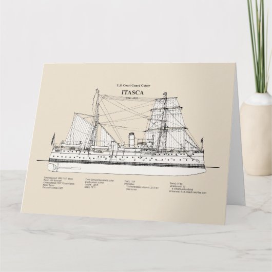 USCG Cutter Itasca - SBD Dankeskarte (Vorderseite)