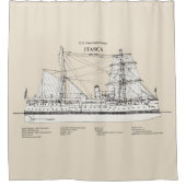 USCG Cutter Itasca - SBD Duschvorhang (Vorderseite)