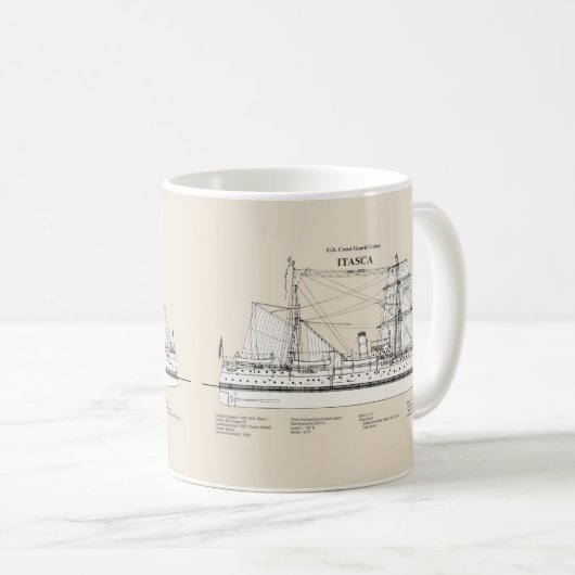 USCG Cutter Itasca - SBD Kaffeetasse (VorderseiteRechts)