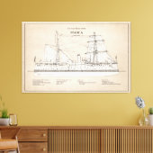 USCG Cutter Itasca - SBD Leinwanddruck (Insitu (Wohnzimmer))