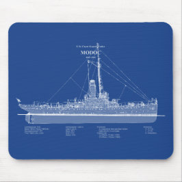 USCG Cutter Modoc wpg-46 - ABD Mousepad