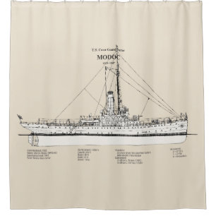 USCG Cutter Modoc wpg-46 - SBD Duschvorhang
