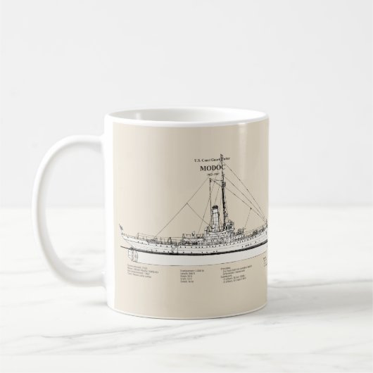USCG Cutter Modoc wpg-46 - SBD Kaffeetasse (Links)