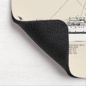 USCG Cutter Modoc wpg-46 - SBD Mousepad (Ecke)