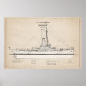 USCG Cutter Modoc wpg-46 - SBD Poster (Vorne)